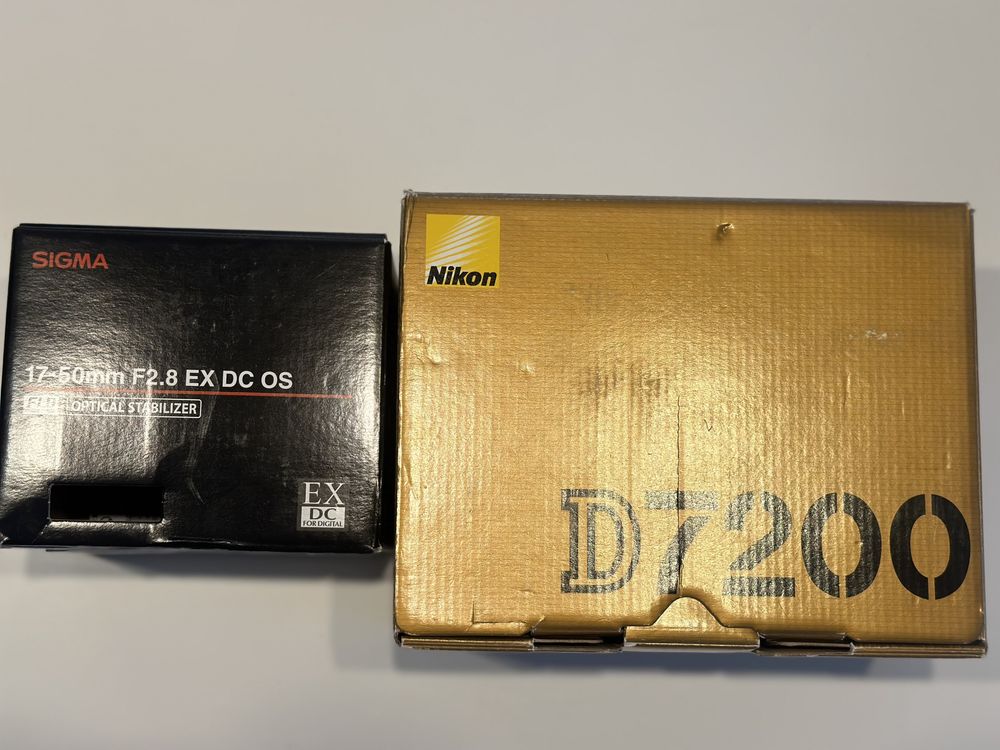 Nikon D7200 z obiektywem Sigma 17-50 mm F2.8 EX DC OS