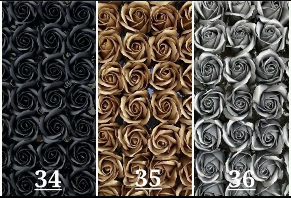 Mydlane kwiaty - całe paczki