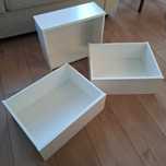3 szuflady IKEA KOMPLEMENT białe 50x35cm