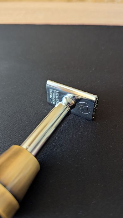 Merkur Solingen progress brass т-образный станок, бронза