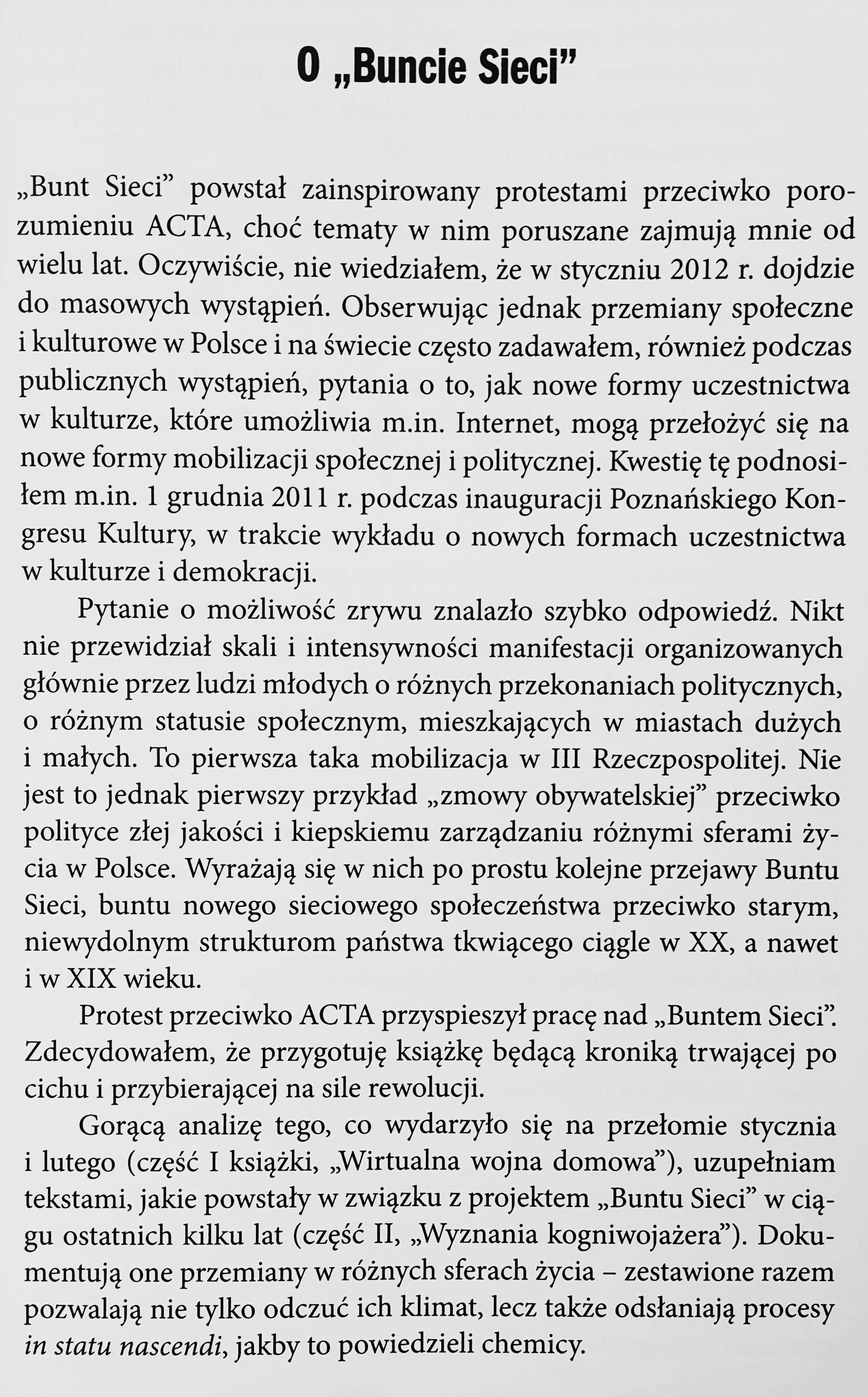 Bunt sieci Edwin Bendyk