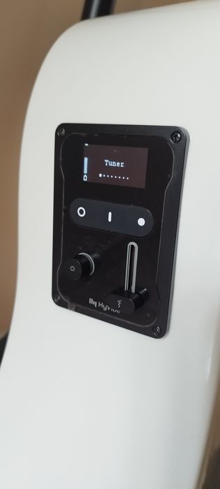 Lag GLH THV PLEXI-WHT Smart Guitar Tramontane Hyvibe Special Edition