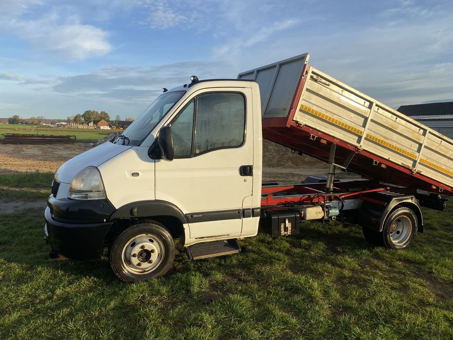 Renault mascott wywrotka, blokada mostu, plug