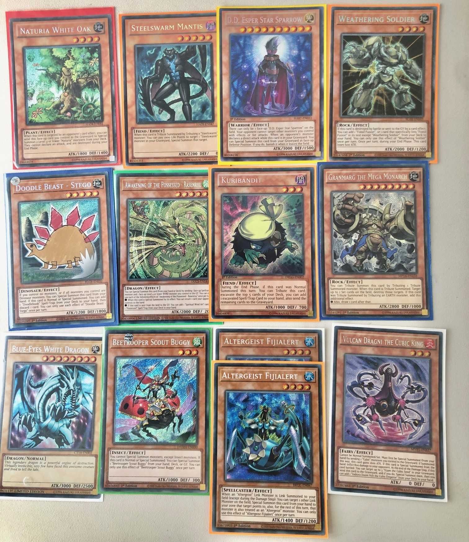 Cartas YUGIOH EN/NM TCG Parte 3/3