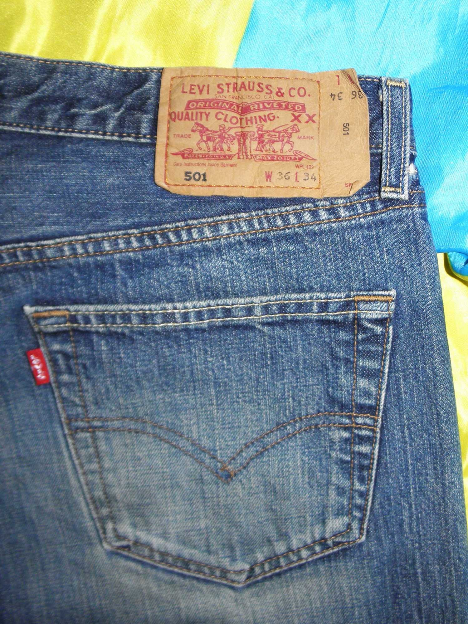 джинсы levis 501 w36 l34 оригинал синие wrangler w34