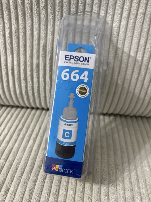 oryginalnego tuszu cyjan (Cyan) Epson 664