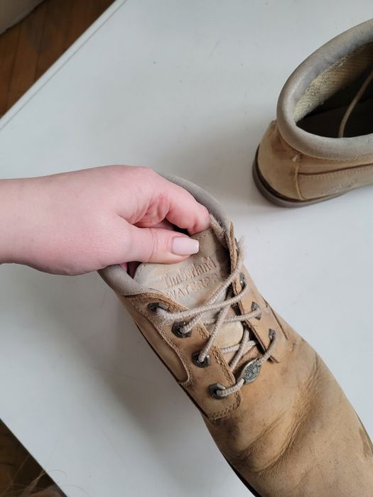 Buty Timberland trapery beżowe klasyki
