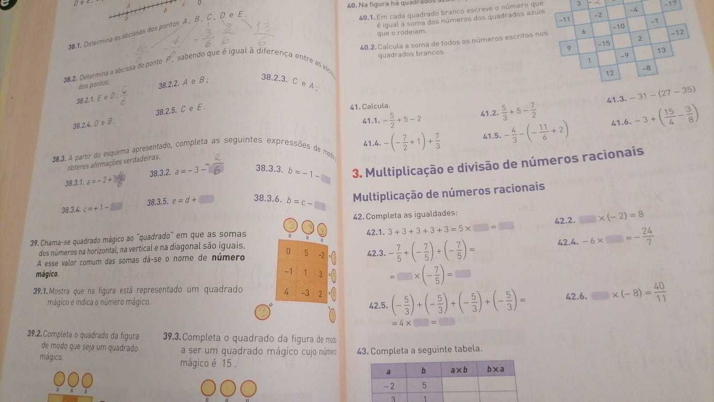 Novo Espaço - Matemática - 7.º ano Caderno de Atividades