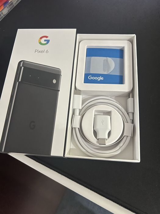 Google Pixel 6 128GB - Stormy Black  como novo