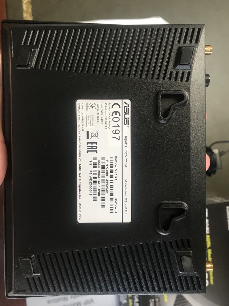 Роутер Asus dsl-14u Adsl modem router n 300