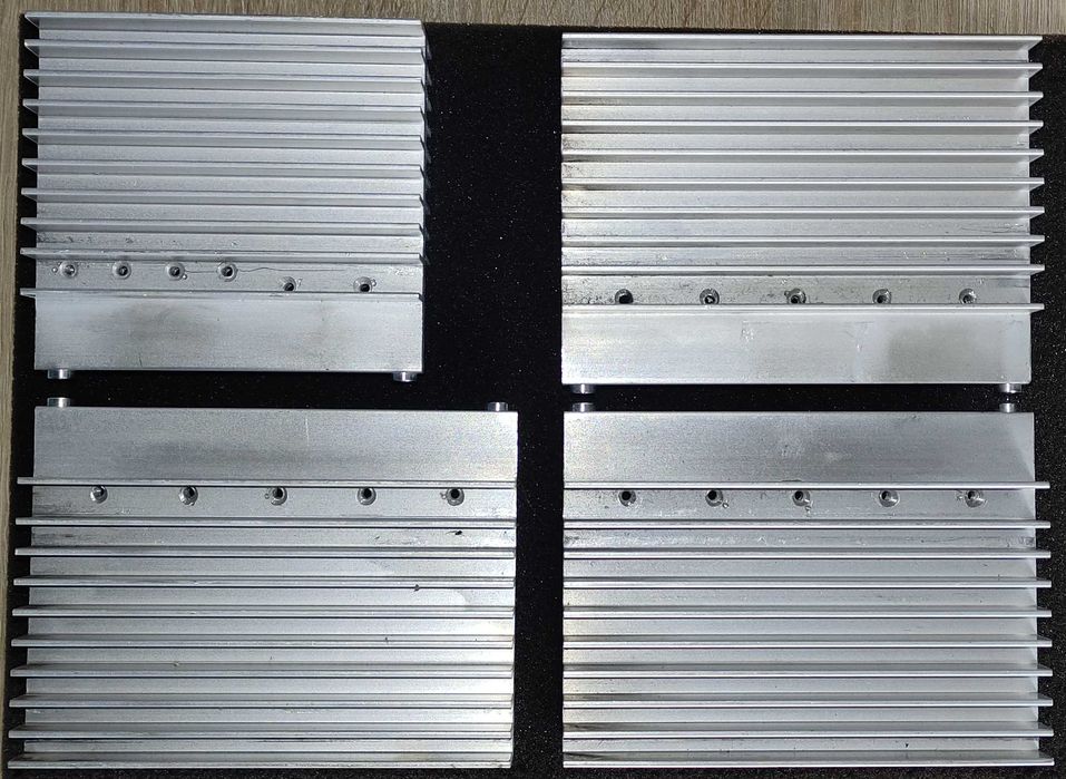 Радиаторы алюминиевые для силовой электроники.