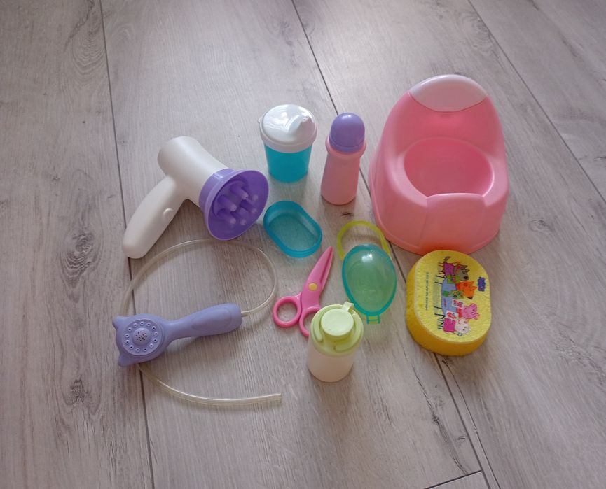 Wanienka dla lalek z akcesoriami