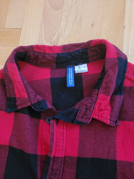 Koszula męska h&m rozmiar S krata
