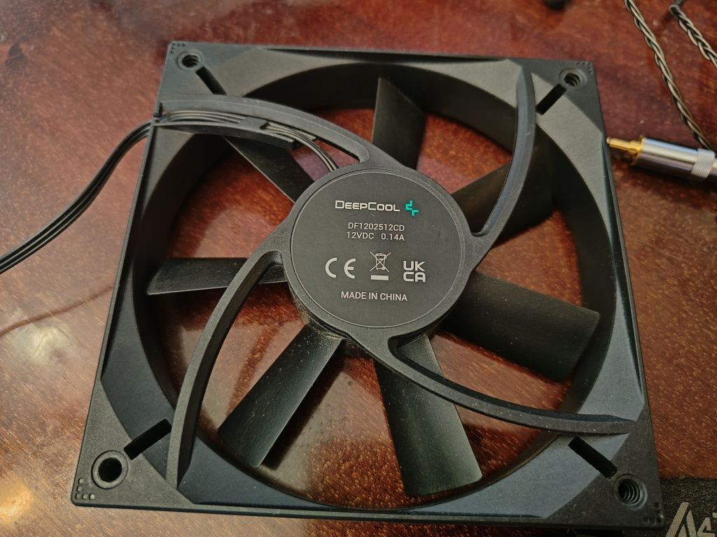 Вентилятор Deepcool df120 чёрный