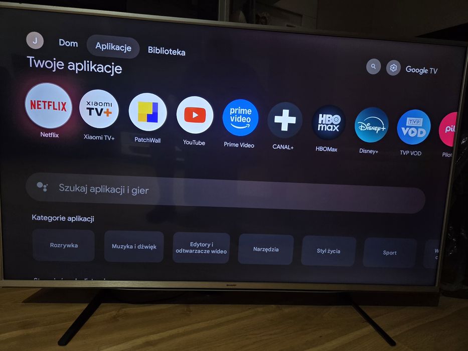 Telewizor Sharp 55' 4k UltraHD, WiFi, Smart TV,DVBT2,BluetoohGWARANCJA
