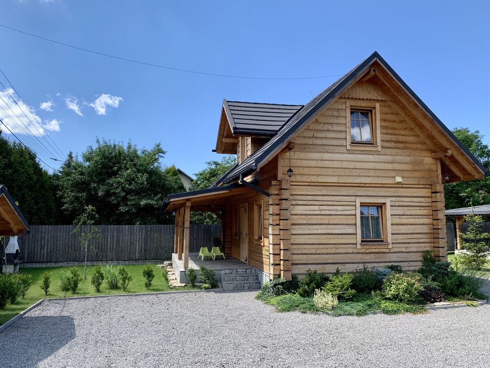 Domy z bali do wynajęcia. Bania. Beskidy.
