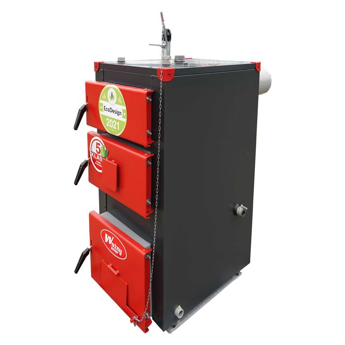 Kocioł c.o. zgazowujący drewno DREWPAL moc 25 kW