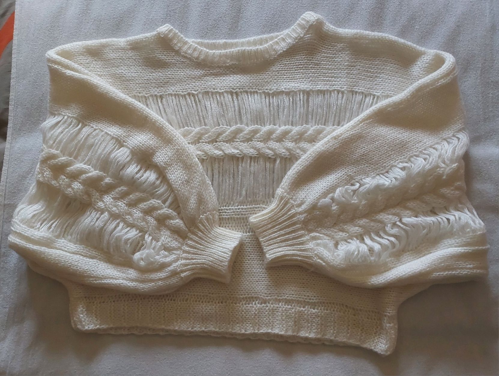 Camisola Malha Branca/Cru, S/M
