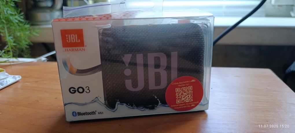Портативна колонка JBL GO3