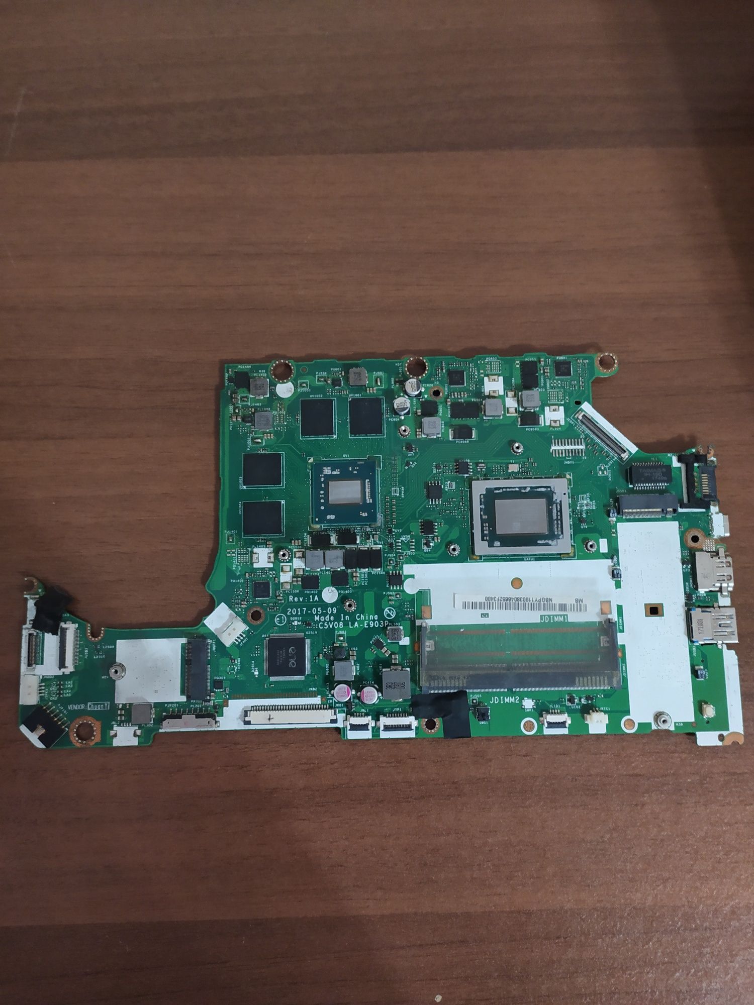 Материнская плата Acer Aspire 5 A515 C5V08 LA-E903P (REV: 1A) (DDR4)
