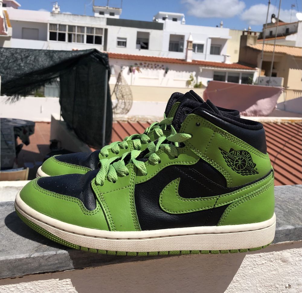 Air jordan verdes 38,5