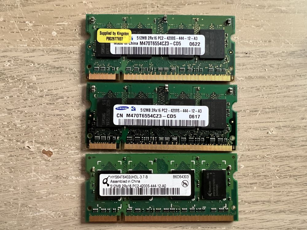 Pamięć Samsung RAM 512MB DDR2 2Rx16 266MHz PC2 - 4200S do laptopa