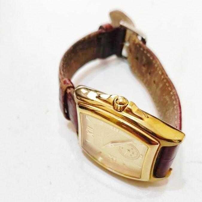 Relógio Romanson TL3598M suiço quartz MGP 23K gold Plated