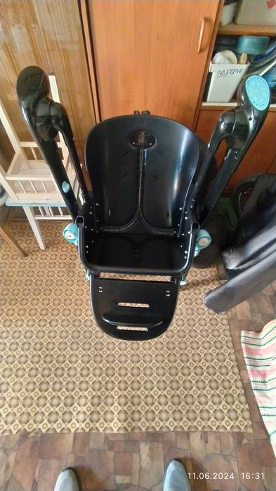 Стілець- гойдалка кормление 3 в 1 Mioobaby Jazz Beige заколисуючий