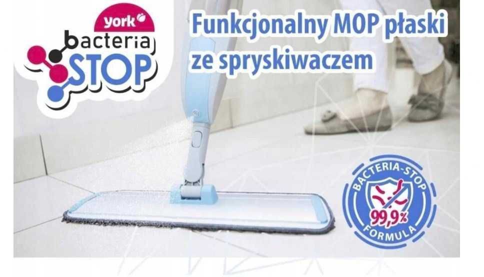 Mop Płaski Ze Spryskiwaczem Wkład Zestaw Dla Alergików Funkcjonalny