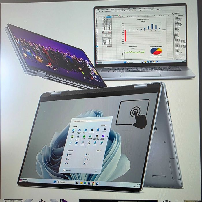 Dell Inspiron 16" 7640 2in1 Ultra7 16GB 1TB SSD FHD+ TOUCH PODŚ-K