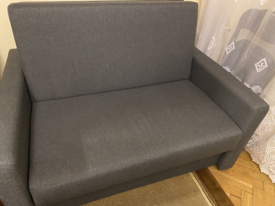 Sofa funkcja spania szara