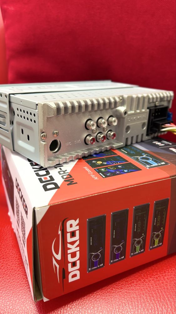 Автомагнітола Decker MDR-111BT/AUX/Bluetooth/ПОТУЖНИЙ ЗВУК!