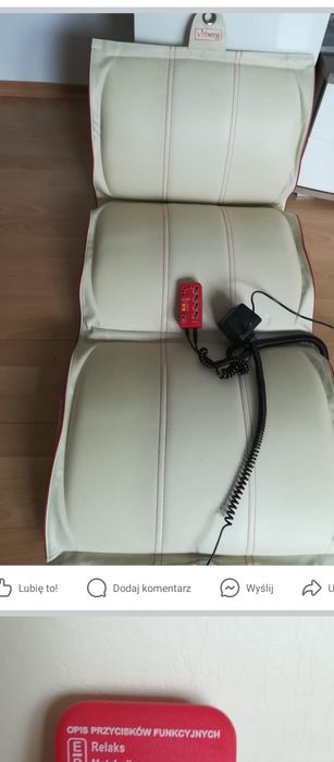 Materac wibrujący na różne partie ciałka