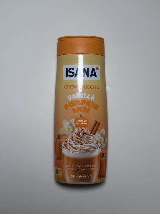 Żel płyn pod prysznic vanilla pumpkin spice limited edition isana