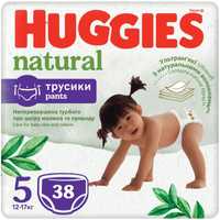 Трусики Huggies Natural 5 (12-17кг) 38шт