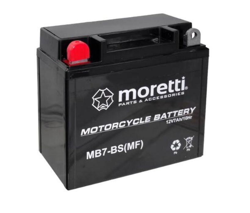 Akumulator żelowy 12V MB7 - BS AGM Moretti