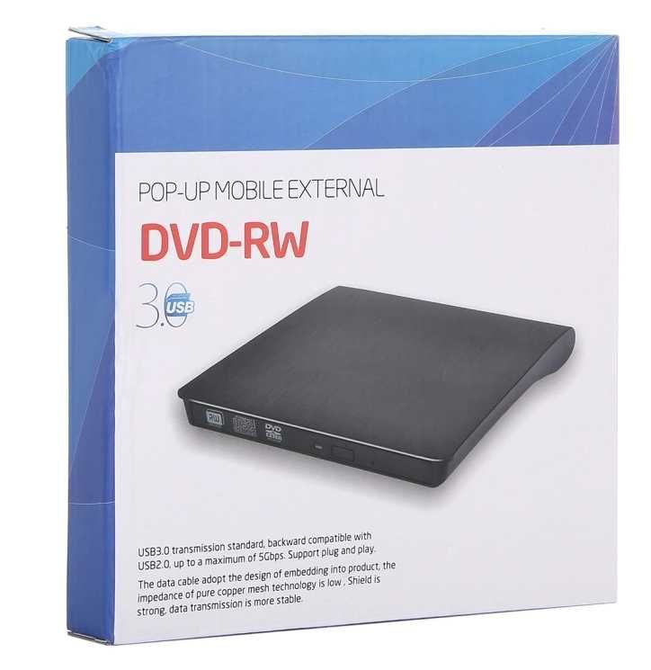 Внешний USB 3.0 DVD-RW привод CD-RW