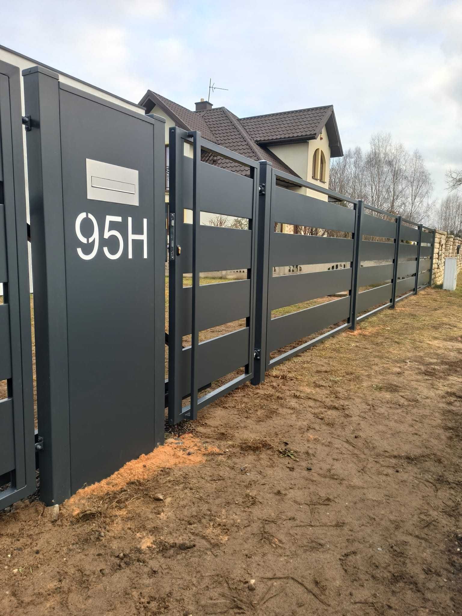 Ogrodzenie panelowe 3D palisadowe bramy furtki montaż PRODUCENT