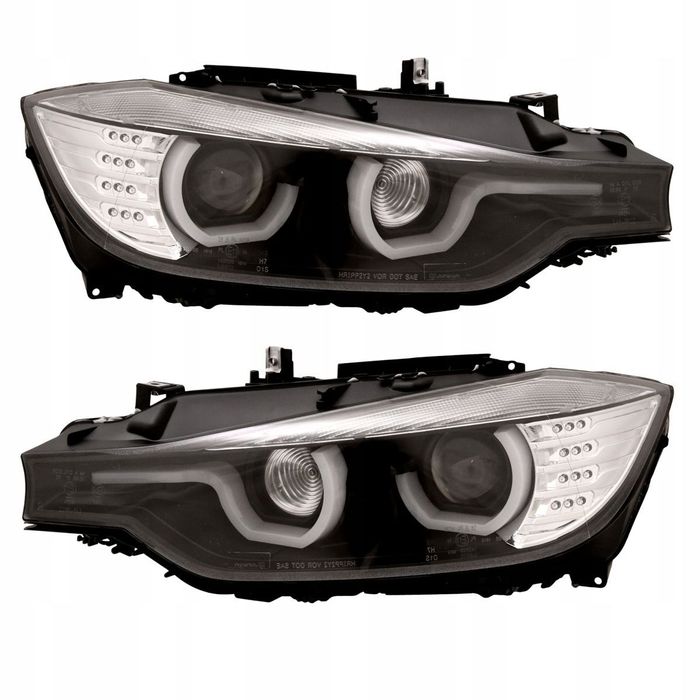 Reflektory Lampy kpl Ringi Angel Engel U Led DRL Neon Tuning Bmw 3 f30 f31