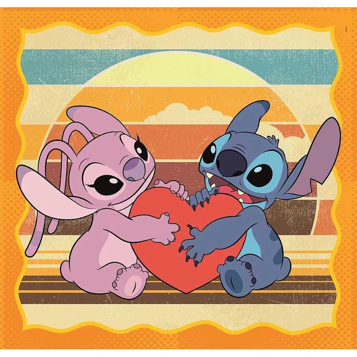 Puzzle Clementoni Disney Stitch SuperColor 21x20,5cm 3x48 peças