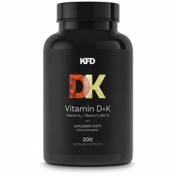 KFD VITAMIN D3+K2 200 KAPSUŁEK witamina D3+K2