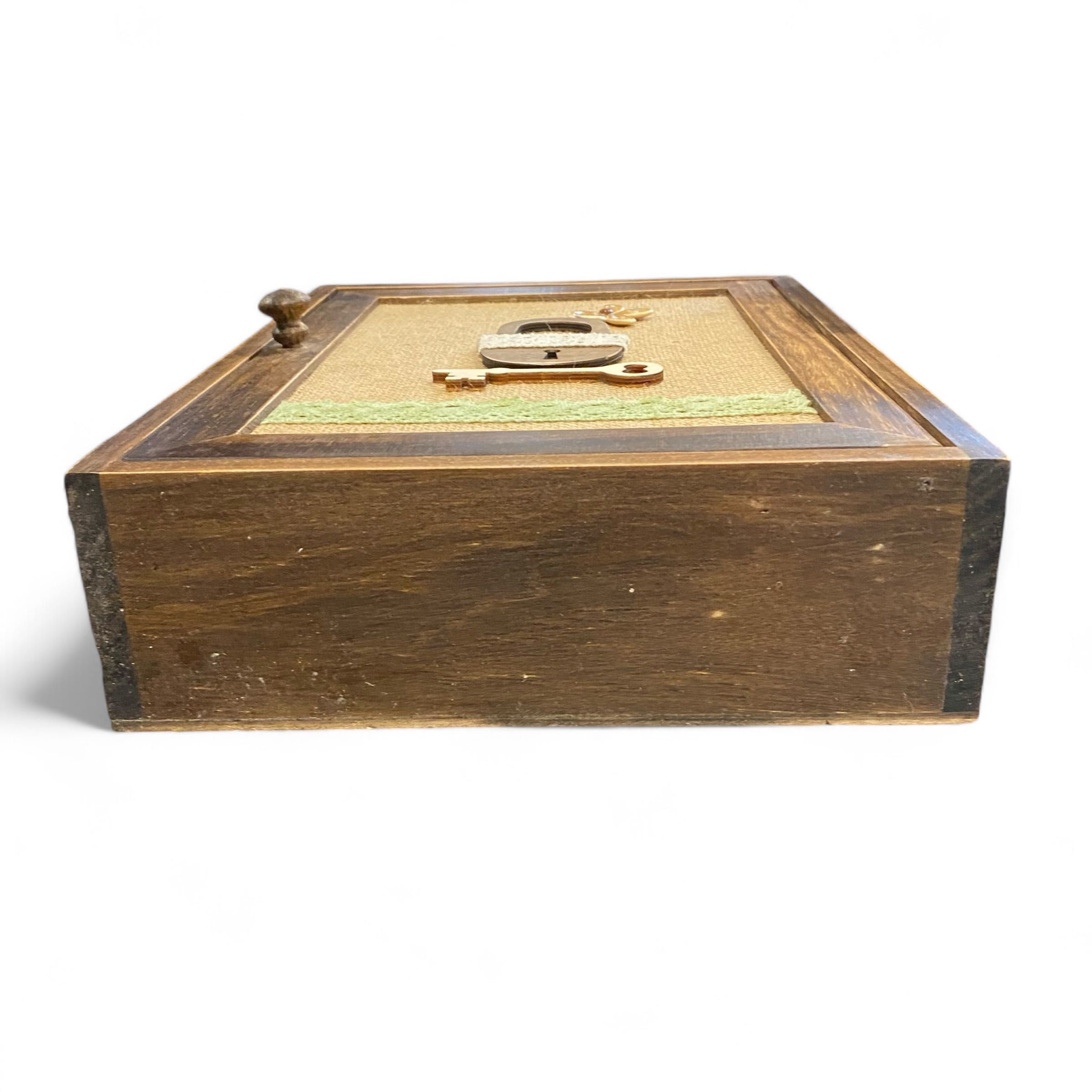 Chaveiro Artesanal Vintage com Porta