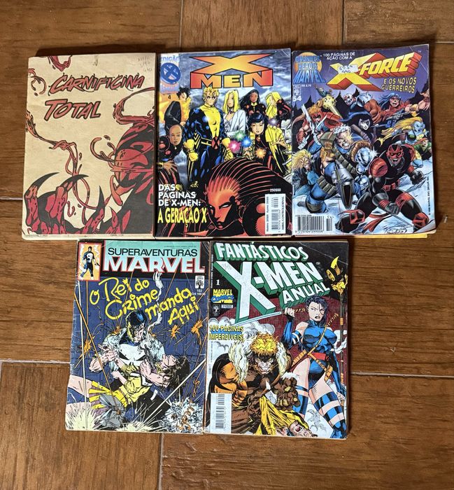 Antigas revistas Marvel