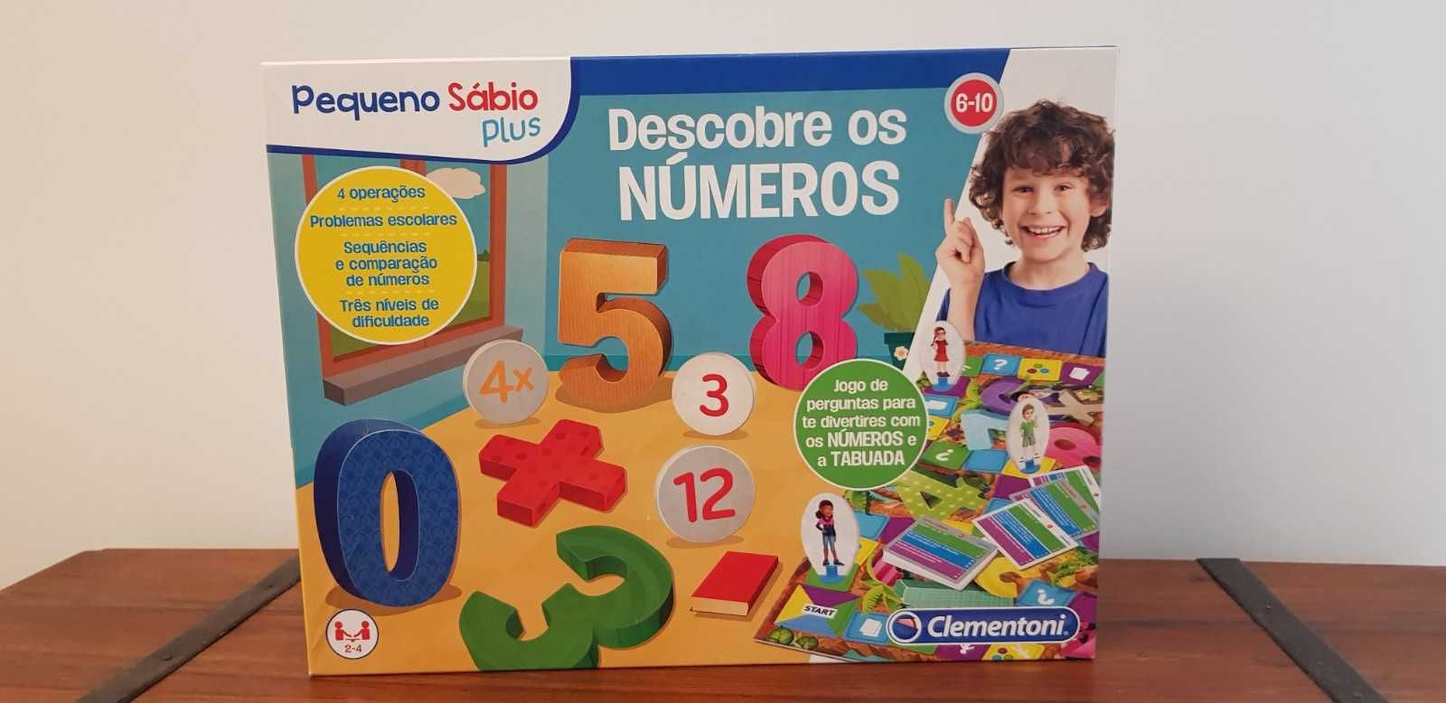 Jogo infantil "Descobre os números"