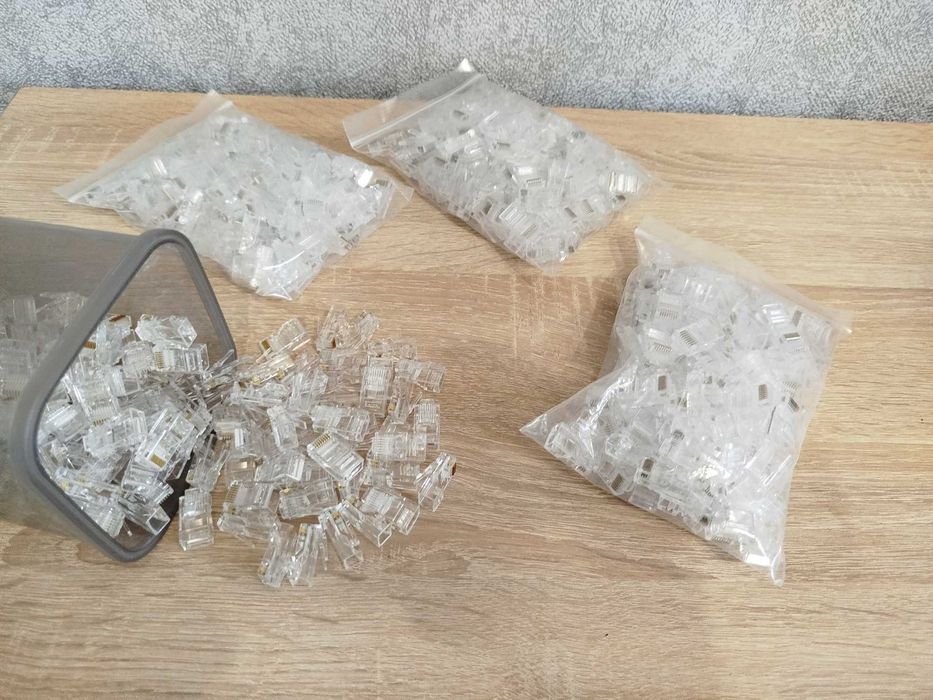 Джеки, коннекторы RG45 utp , 100 шт.