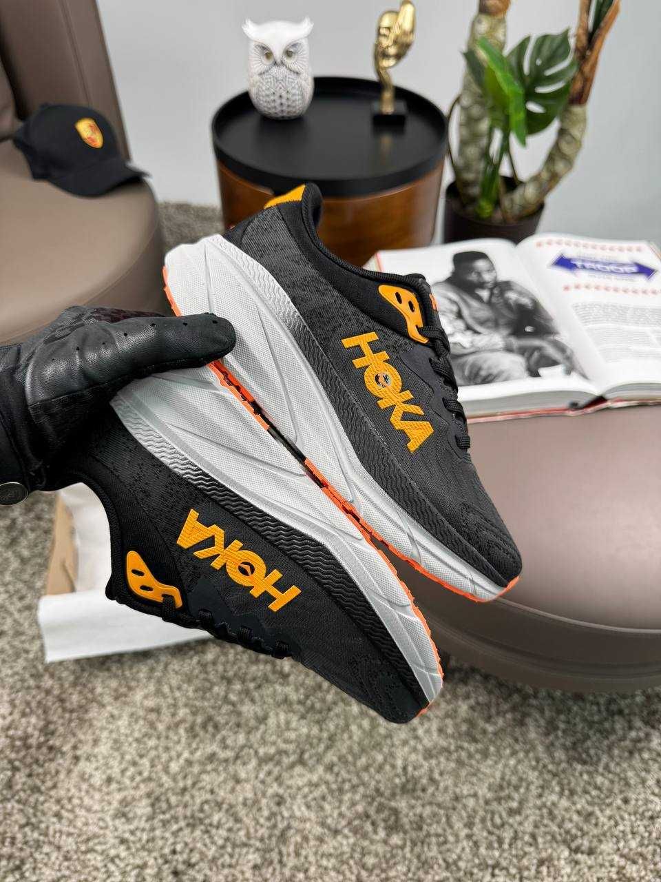Жіночі кросівки хока HOKA Challenger ART 7 Black Grey Orange [37-41]