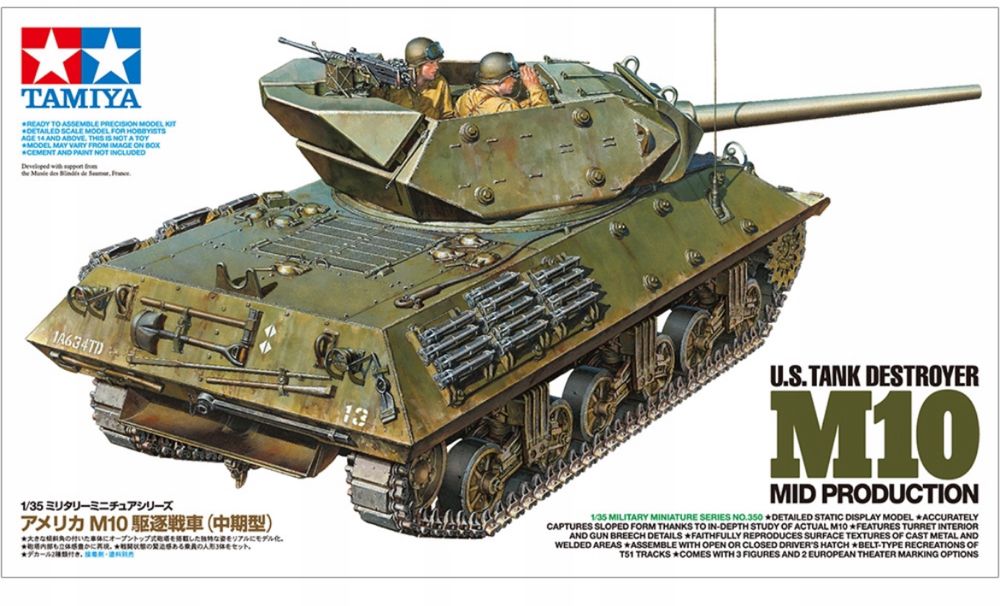 model 1:35 Niszczyciel czołgów M10 Mid TAMIYA 35350