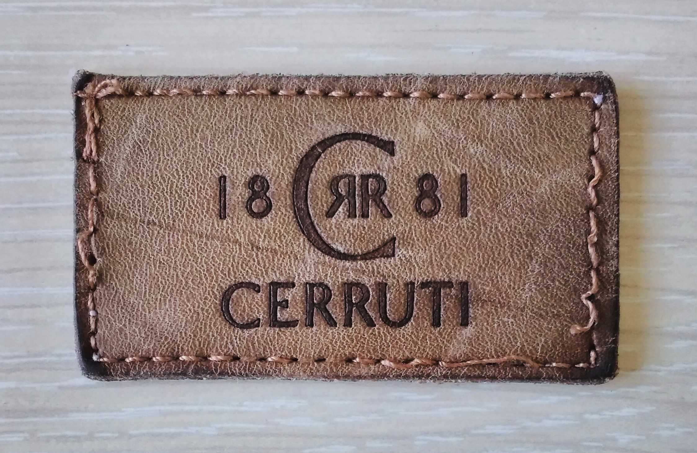 Лейбл / ярлык CERRUTI 1881 на джинсы / юбку / сумку 63*34 мм