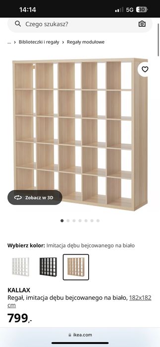 Regał kallax ikea