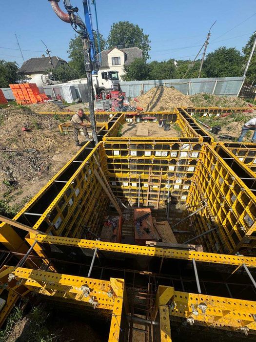 Оренда стінової опалубки. легка версія. Колони, фундамент